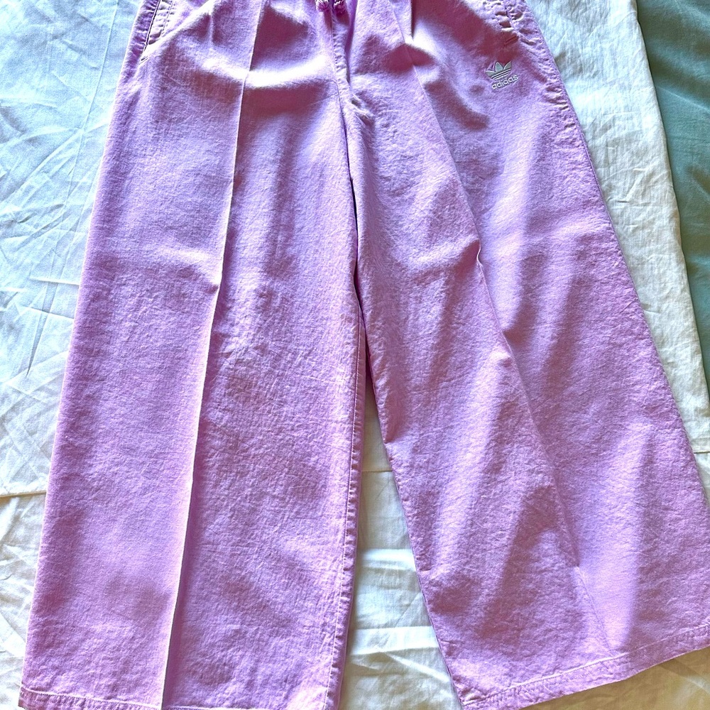 ADIDAS Lavender Linen Capris